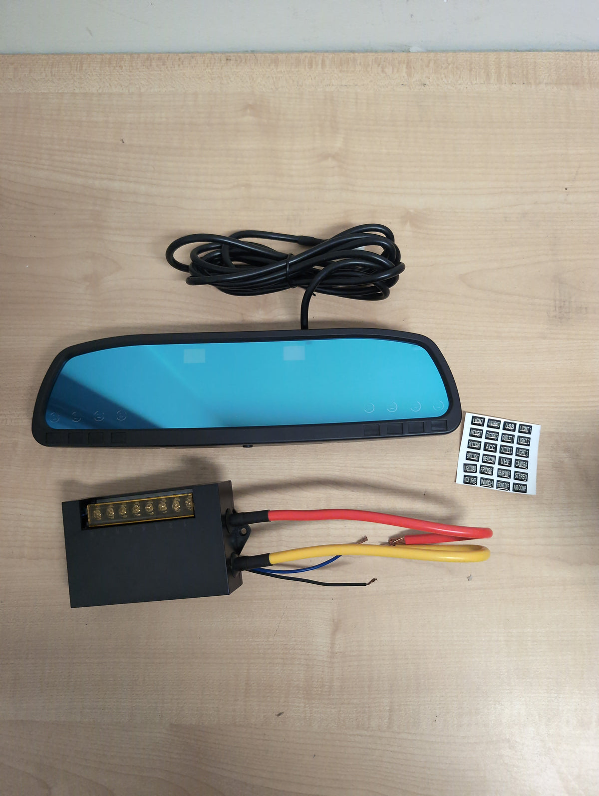 Thunder 12V Dual Touch Switch Mirror Panel (TDR11000).