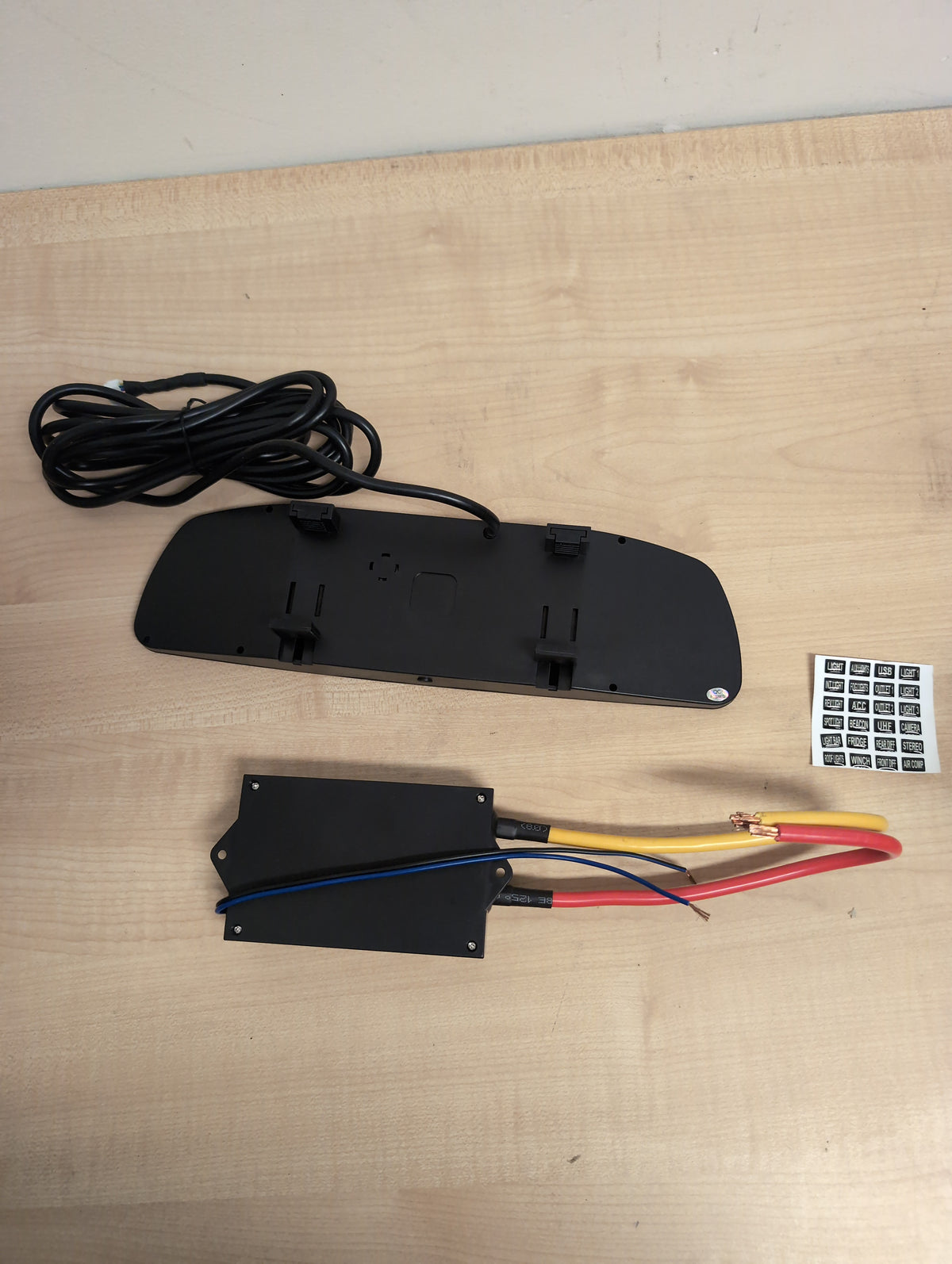Thunder 12V Dual Touch Switch Mirror Panel (TDR11000).