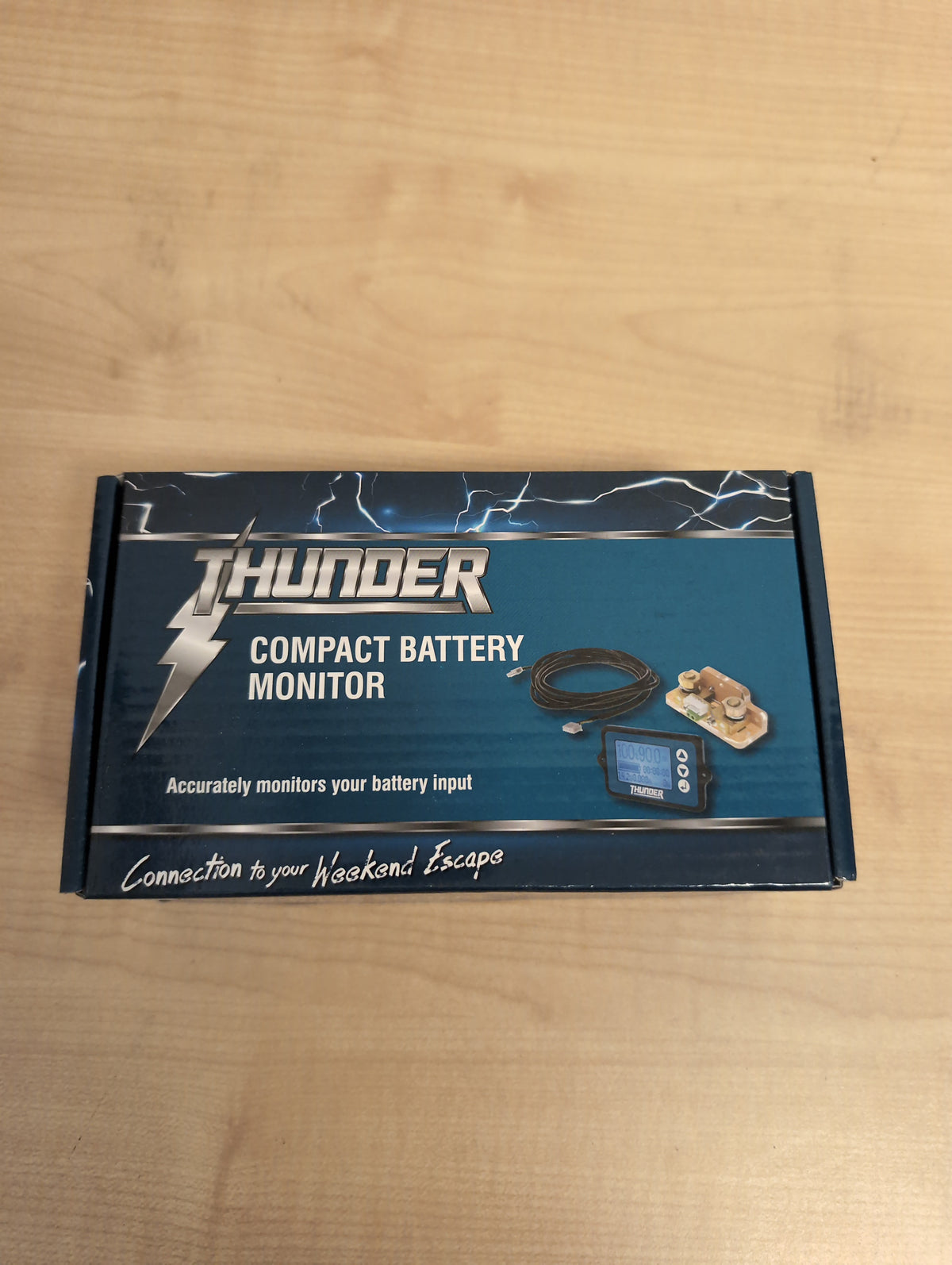 Thunder Backlit Digital Battery Monitor Display & Shunt (TDR17012)