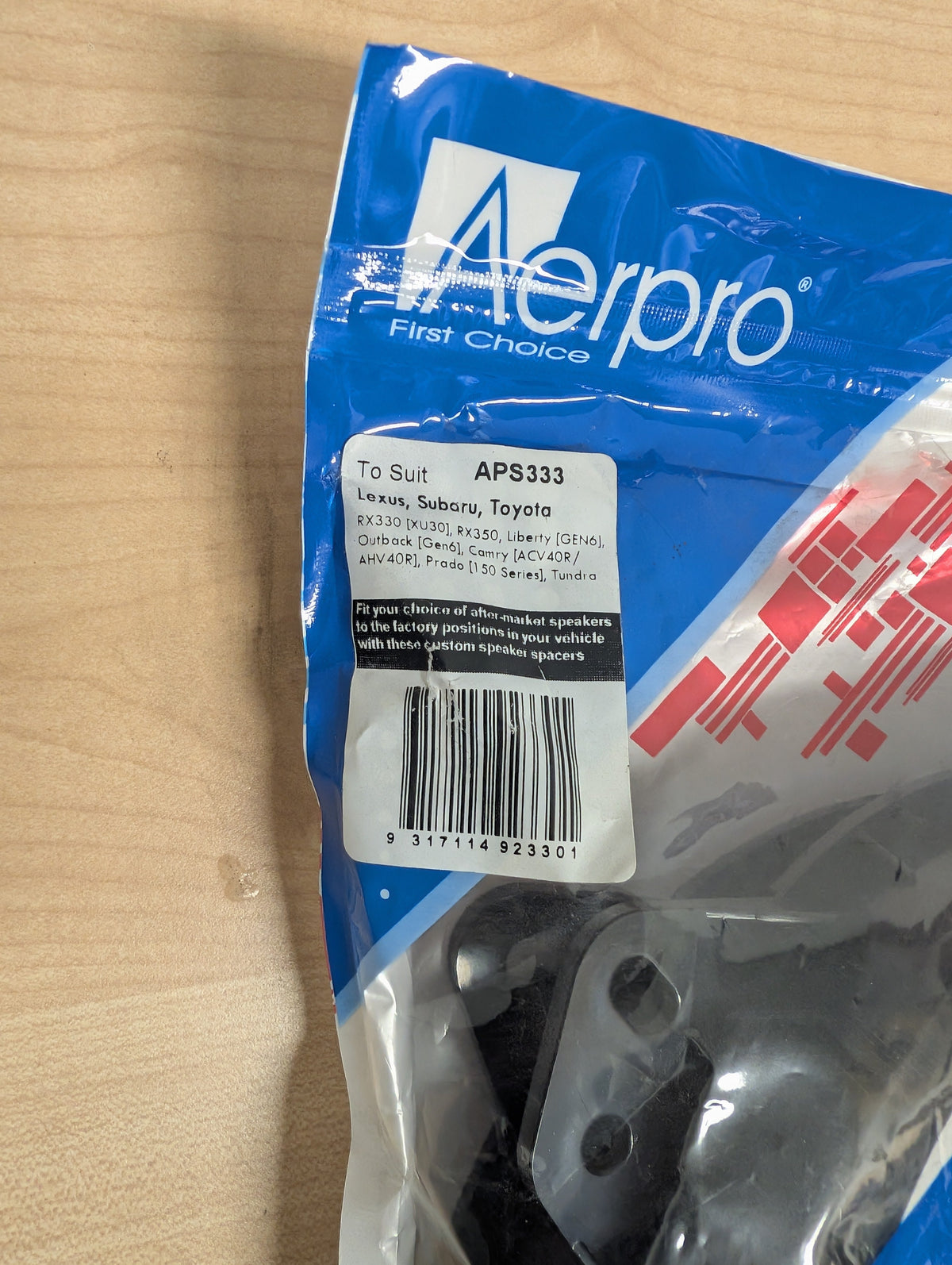 APS333: Speaker spacer to suit TOYOTA HOLDEN ISUZU LEXUS MAZDA SUBARU