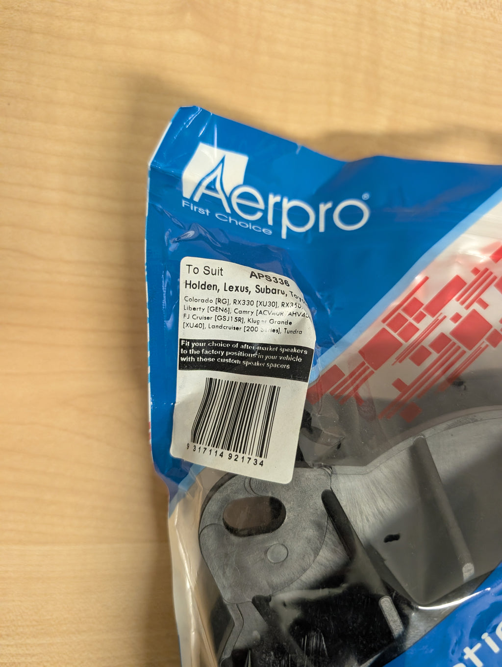 APS336: Speaker spacer to suit TOYOTA LEXUS SUBARU ISUZU HOLDEN