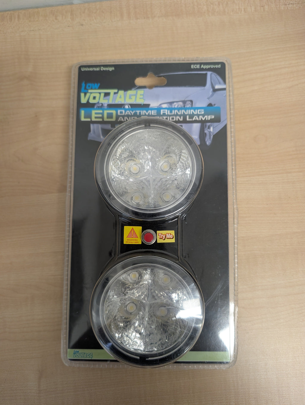 Low Voltage 4x1 Watt LED Daytime Running Light (DRL) Strip Set.