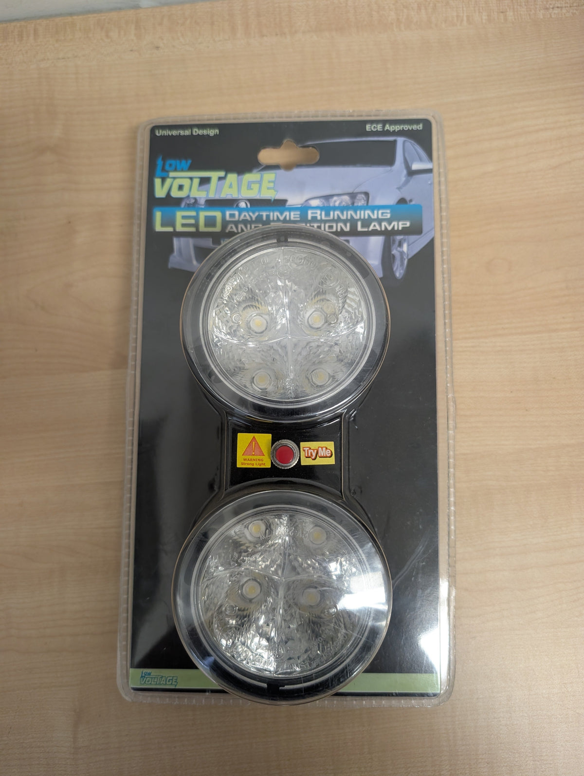 Low Voltage 4x1 Watt LED Daytime Running Light (DRL) Strip Set.