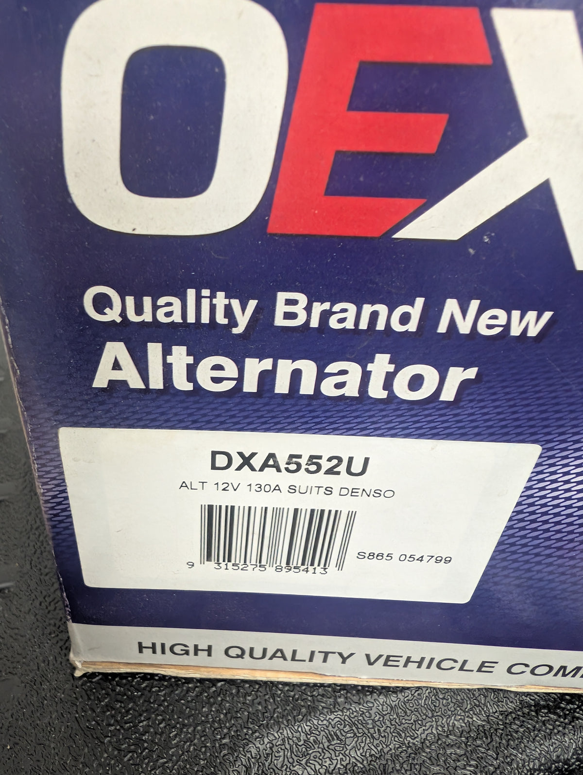 OEX 12V 130A Denso Style Alternator (DXA552U)