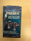 Thunder Light Bar Sliding Mount Bracket Kit – Suits 9, 18 & 36 LED Light Bars (Part # TDR08110 / Replacement Mounting Hardware)