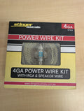 Stinger Australia 4GA 4-Channel Amplifier Complete Power Wiring Kit (Part # STK4 / 4 Gauge Audio Install Kit)