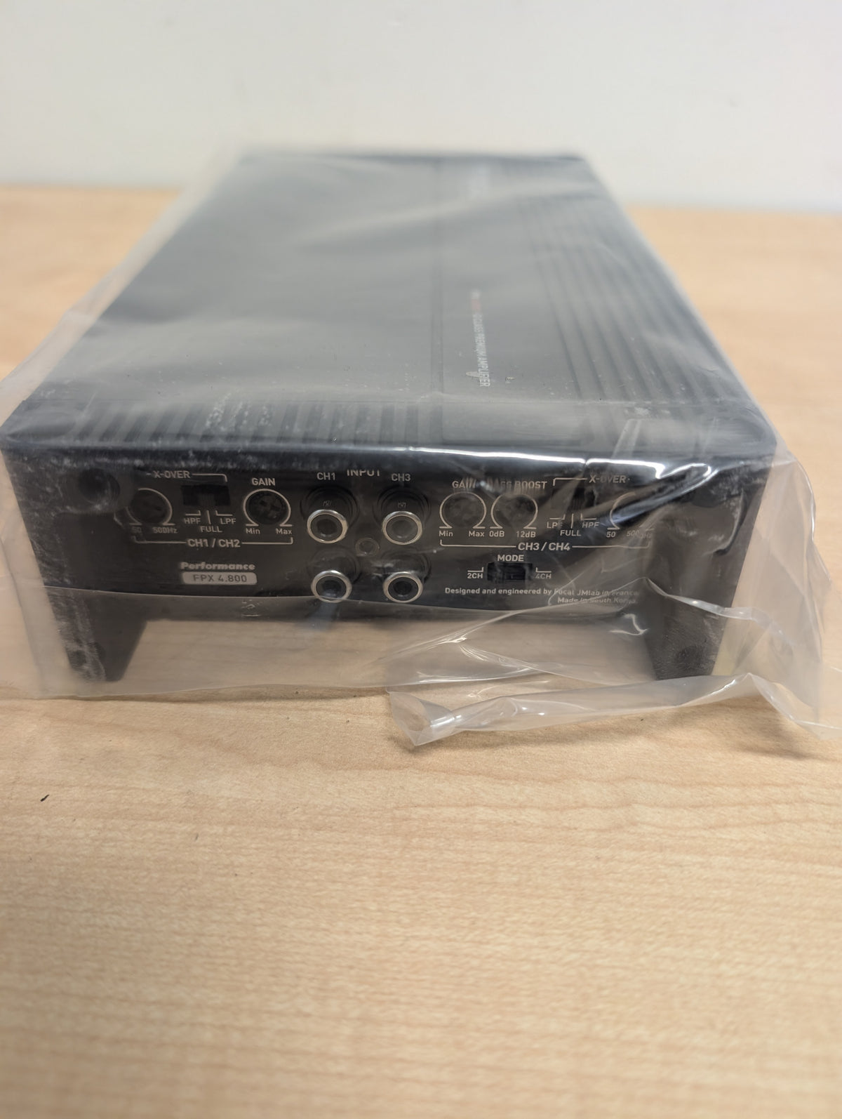 Focal Performance Expert FPX 4.800 Premium 4-Channel Class D Car Audio Amplifier (4x120W RMS @ 4Ω)